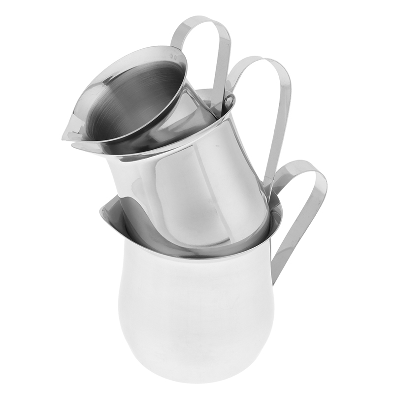 Pour Spout Pitcher - Edelstahl-Kännchen für die Küche, 60-240 ml,