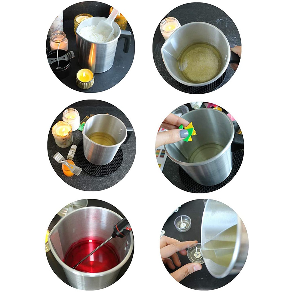 Pour Spout Pitcher - DT38 4 Pfund Kerzenherstellungs-Gießtopf, Aluminium-Konstruktion Kerzenherstellungs-Kanne