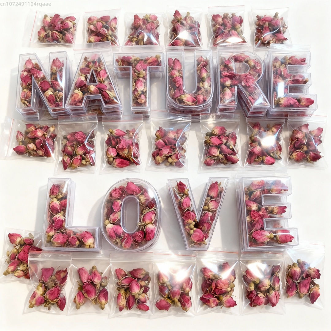 Candle Fragrance Supplies - 250/500g natürliche Rose getrocknete Blumen Jasmin