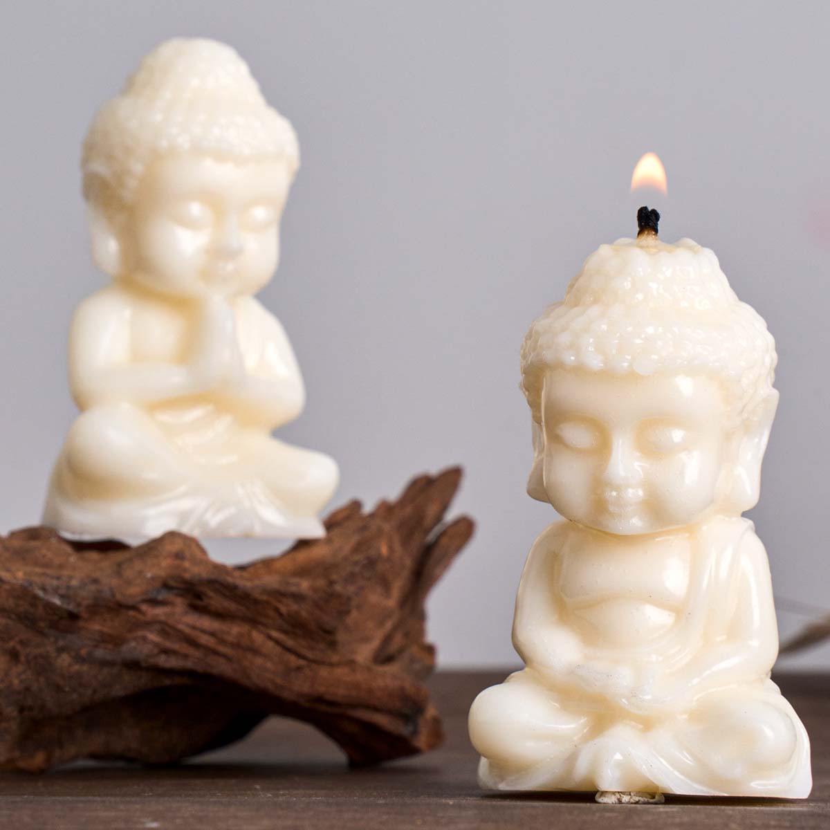Zen Candle Supplies - 3D Buddha Silikon-Kerzenform DIY Zen-Form Gips