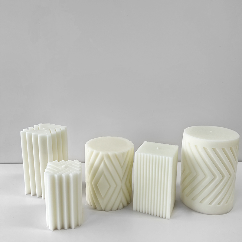 Candle Fragrance Supplies - Geometrische zylindrische Duft kerze Silikon form