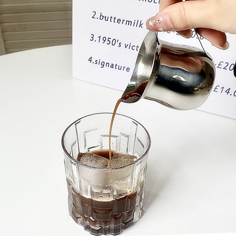 2/3/5/7oz Kaffee-Milchaufschäu – Pour Spout Pitcher Bewertung und Preis