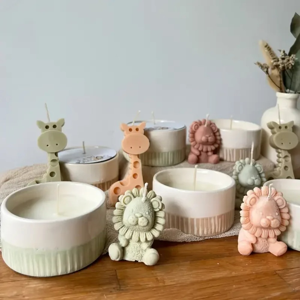 Löwen- und Giraffen-Silikonfor – Candle Fragrance Supplies Bewertung und Preis